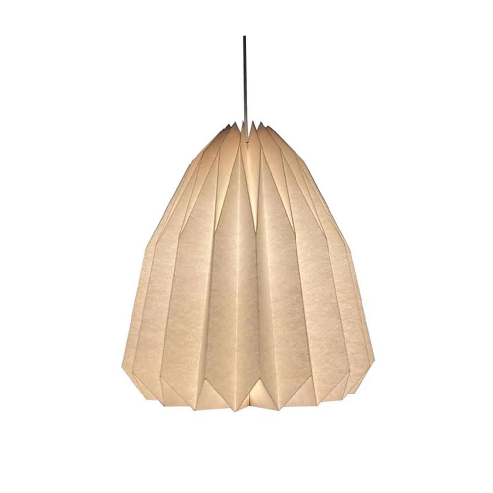 Hanging Lamp Cover Nordic Style Chandelier Lamp Shade Creative Folding Pendant Light Shade for Living Room Decor