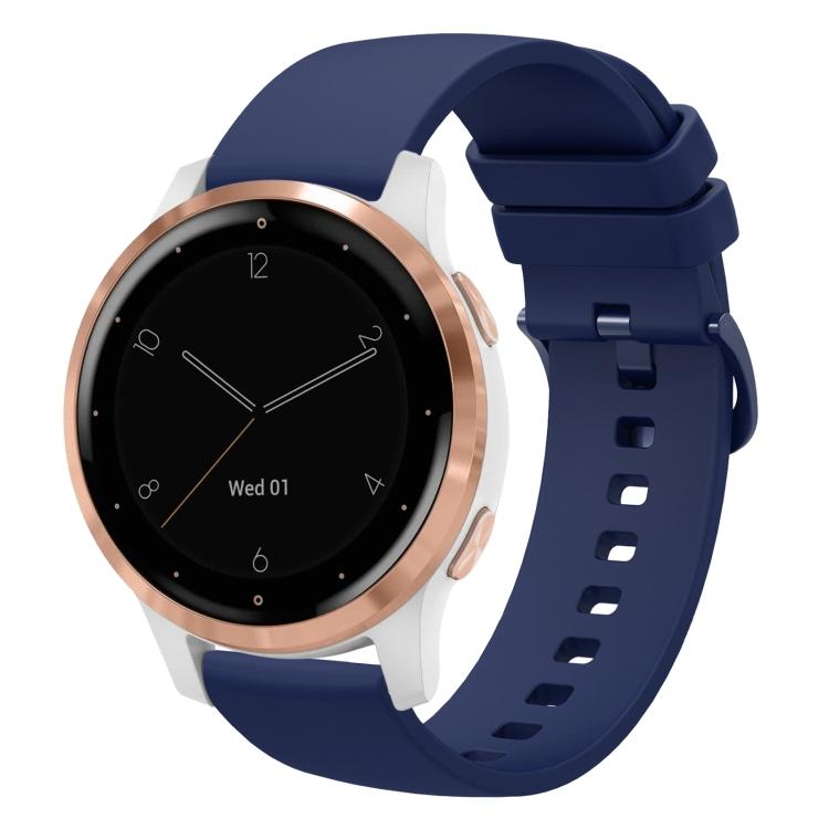 Pentru Garmin Vivoactive 4S 18mm Culoare Solidă Curea de Ceas din Silicon Moale
