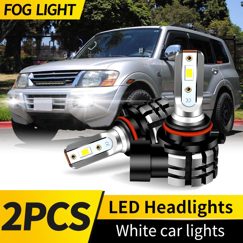 

2PCS For Mitsubishi Montero 2001-2006 H4 HB2 LED Headlight Bulb White 9006 LED Hi/Lo Beam HB4 Fog Light Halogen Replacement Lamp