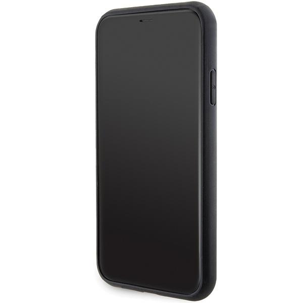 Karl Lagerfeld Klhcn61Gsakcpk Iphone 11 / Xr 6.1 Czarny/Black Hardcase Gripstand Saffiano Karl&Choupette Pins