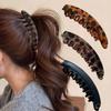 Tortoiseshell Banana Hair Clip Fish Shaped Hairpin For Women Hair Accessories Hairgrips Twist Clamp Ponytail Barrettes Headwear
