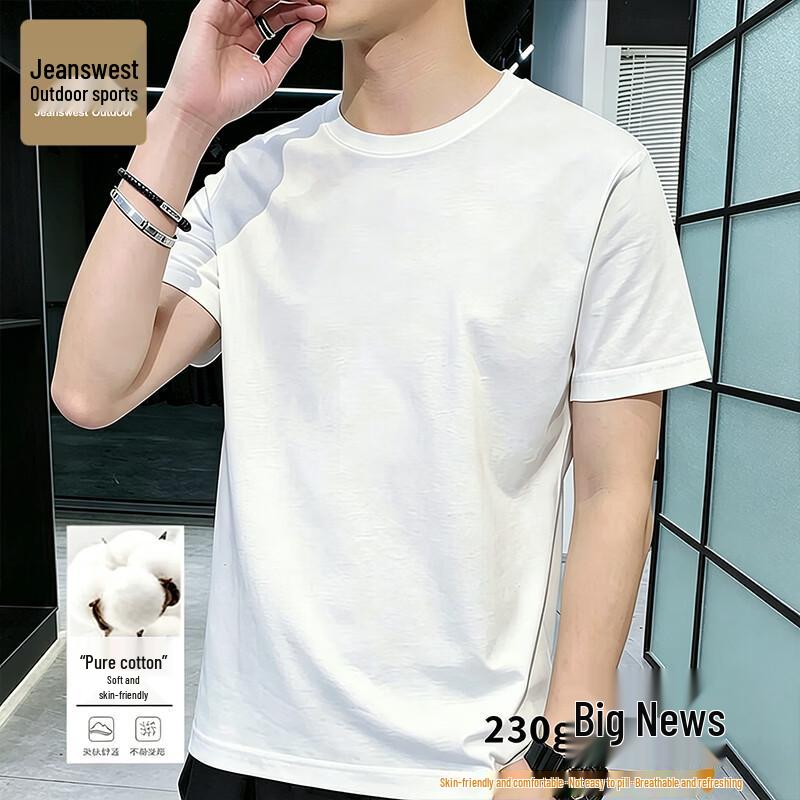 Jeanswest Men s Outdoor Casual Cotton Short Sleeve T-Shirt 3XL