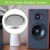 3.5" Speaker Grill Cover Mesh Subwoofer Guard W/ Screws Silver Tone Black