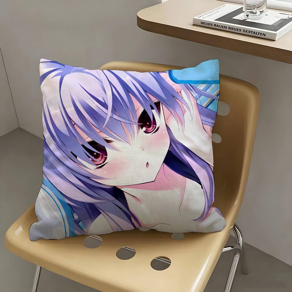 1pc KOS-MOS Anime Characters Pillow Case Fashion Square Pillowcase Bedroom Sofa Room Ins Decoration Leisure