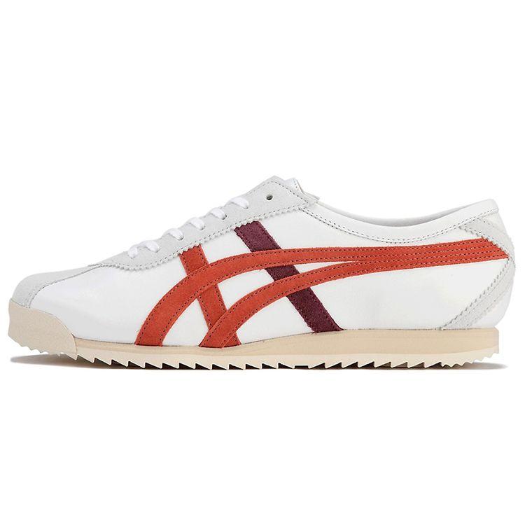 Onitsuka Tiger Limber 66 Prestige Comfortable Durable Low-Top Running Shoes Women sneaker White Red 1182A096-102
