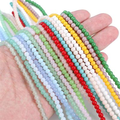 95 peças de contas de vidro de cristal sólidas contas espaçadoras soltas para colar pulseira faça você mesmo fabricação de joias