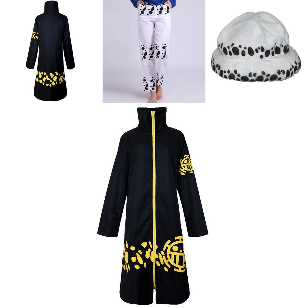 Exquisites Trafalgar Law Cosplay Kostüm Set Mit Umhang Hose Und Hut