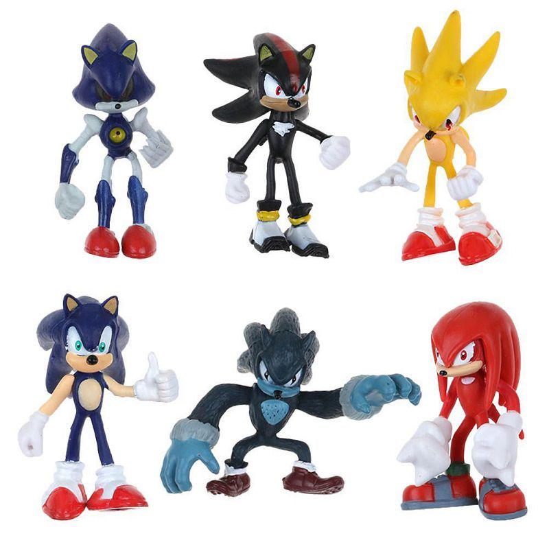 Premium Quality Cute Sonic The Hedgehog Game Action Figures Toy Set For Kids And Adults