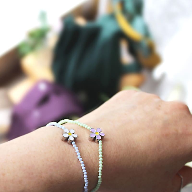 RACOHA Cute flower crystal bracelet