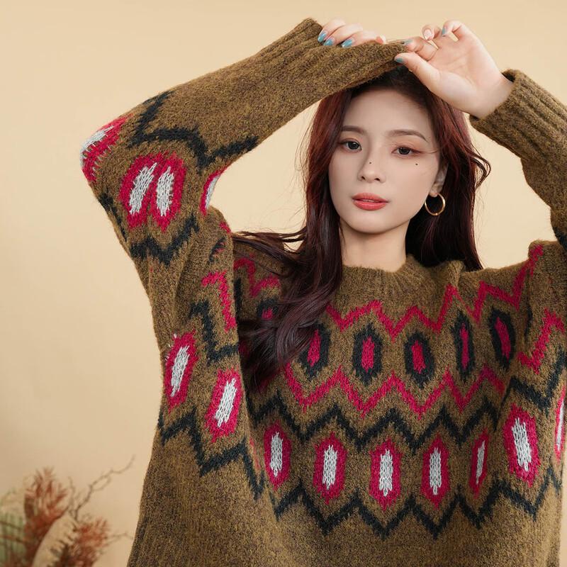 IMAGINEX Women's Urban Casual Long Sleeve Sweater