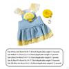 , Dog Harness Dress, Pet Cat Clothes, Costume, Party Cute Doggy