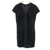 Short Sleeve French Sleeve Zip One Piece 8 Black Women Used