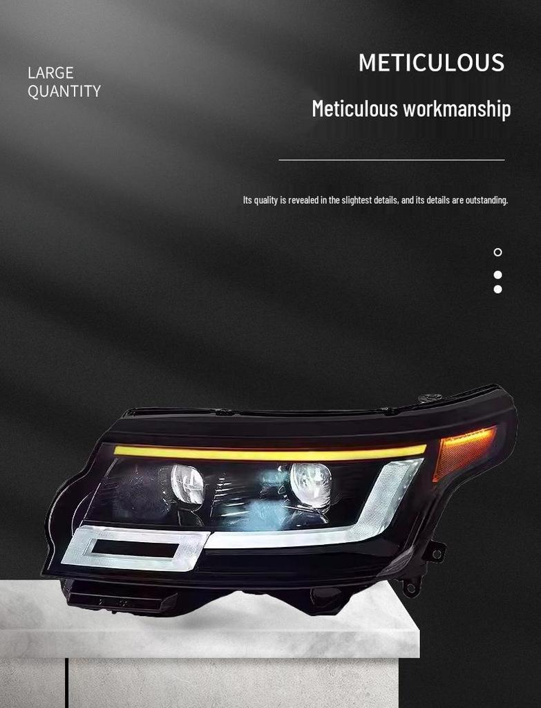 14-17 Range Rover Executive 23 Modifizierte LED-Tagfahrlicht-Laserlinsen-Scheinwerferbaugruppe