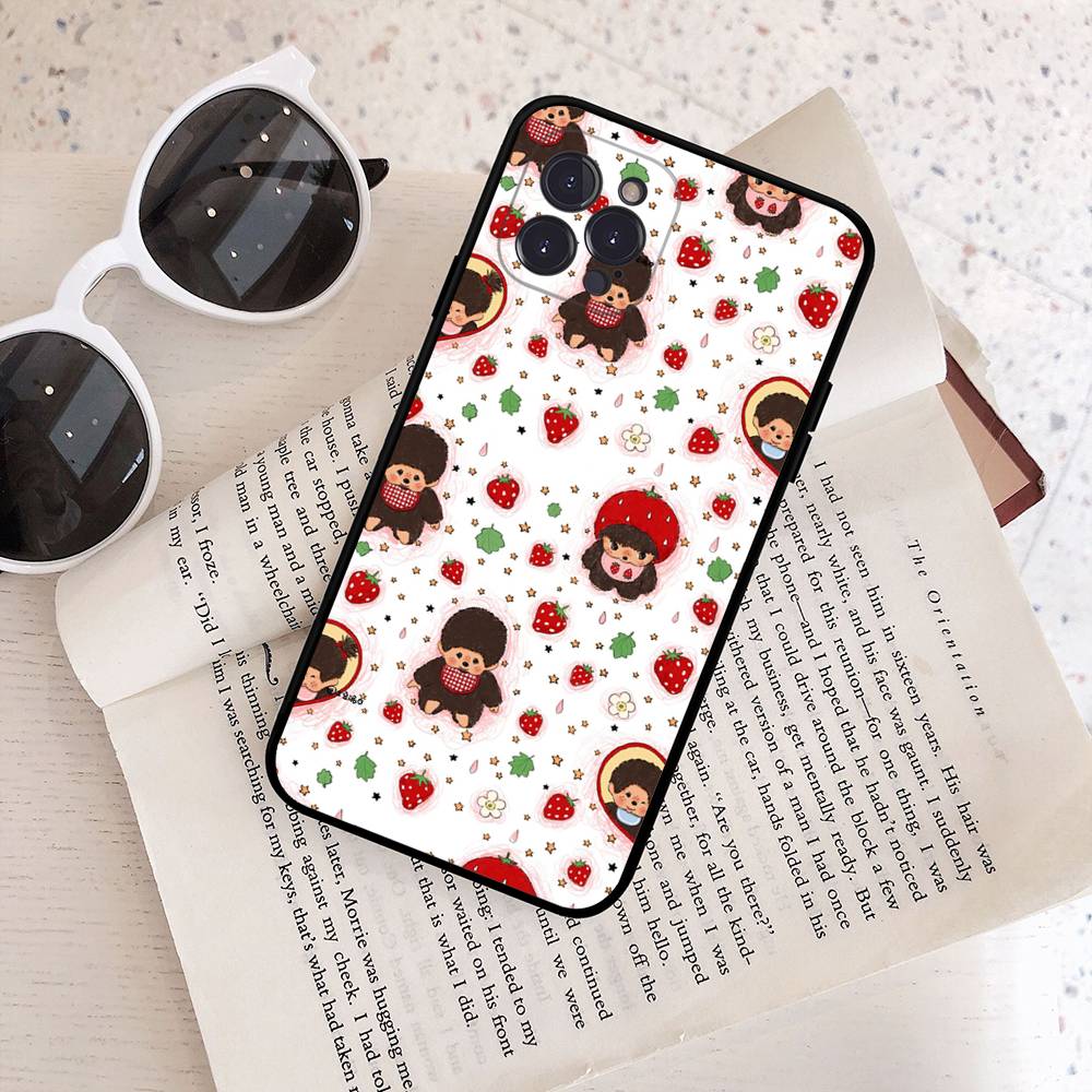 Cute M-Monchhichi Phone Case For IPhone 16 15 14 13 12 11 17 Pro Max Simplicity Back TPU Soft Case