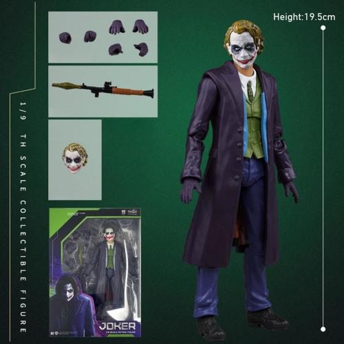 HiPlay Fondjoy DC Figure The Dark Knight Joker Heath Ledger DC1006B 1/9 Scale Action Figure, Painted and Finished