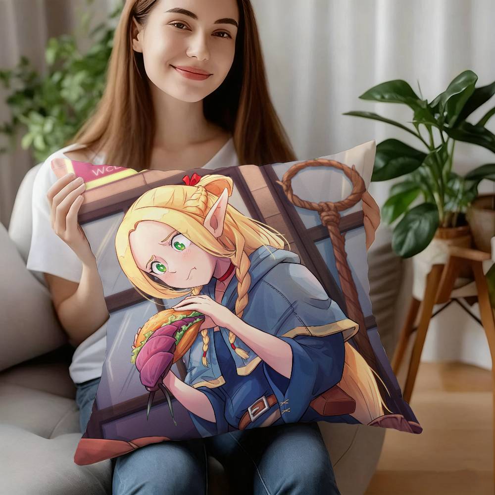 Anime M-Marcille Donato Kissenbezug Sofa Dekoration Zuhause Beidseitiger Druck Kurzer Plüsch Kissen Kissenbezug Weihnachtsgeschenk