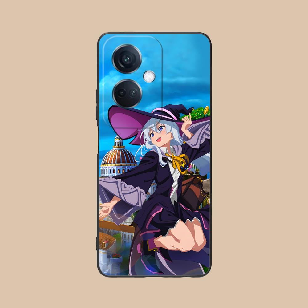 Wandering Witch Elaina Matte TPU Mobile Phone Case for OPPO Reno 14 13 12 11 10 9 8 7 6 5 F T Pro 5G Colorful Printing Cover