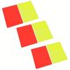 1/6Pcs Sports Referee Wallet Notebook - Soccer Football Tool with Red & Yellow Cards for Match Officials