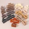 Seamless Spray Paint Cross-border Frosted Hair Clip Rectangular Claw Clip Large Hair Shark Clip