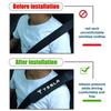 Car Sticker 2025 New Tesla Car Seatbelt Shoulder Pad Cover Carbon Fiber Seat Belt Protector Cushion For Tesla Model 3 X S Y