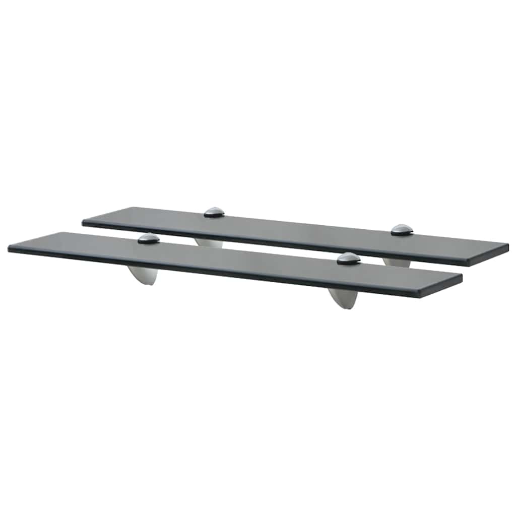 Floating Shelves 2 Pcs Glass 60x10 Cm 8 Mm