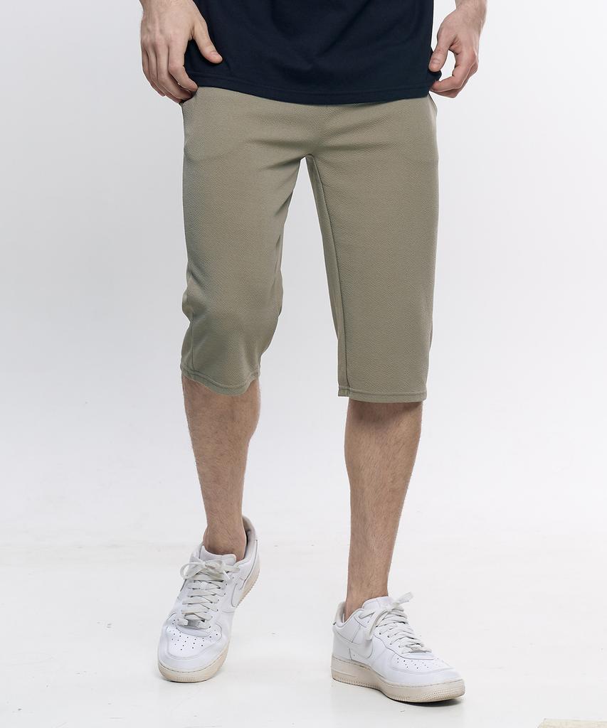 EZBUY Body Temperature Lowering Men'S Ice 3/4 Elastic Waist Pants 6 Colors (Type A)