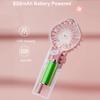 Portable Rechargeable Handheld Misting Fan - Battery Operated Usb Camping Mini Air Conditioner Fan For Travel And Outdoor Use
