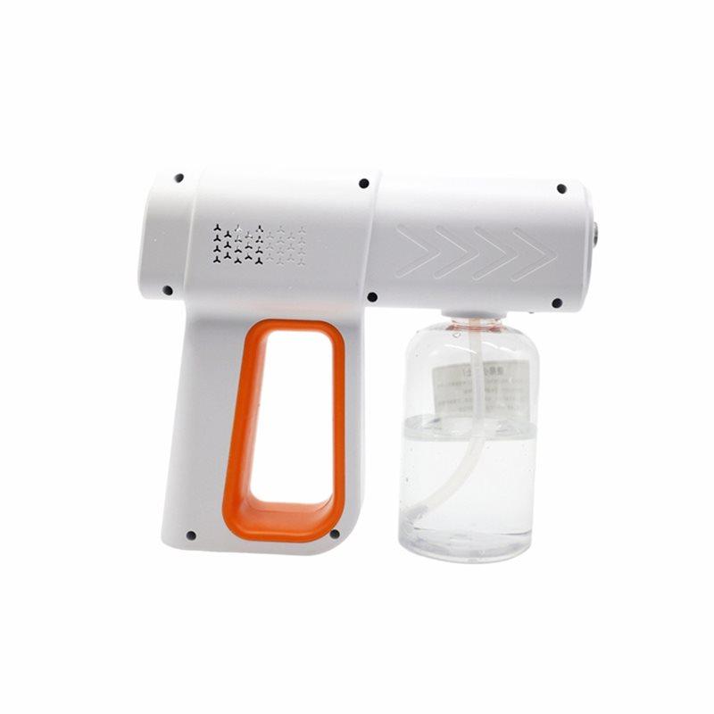 T02C!Blue Light Fogger 380Ml Wireless Nano Sprayer Handheld Sanitizer Fogger For Touchless Sanitization