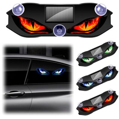 Suction Cup Installation Car Demon Eye Light Creative Car Atmosphere Light  Car Triangle Window