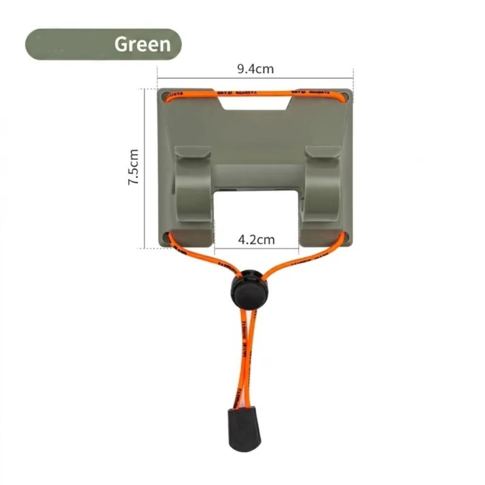 Lightweight Fishing Rod Holder Hands Free Wading Belt Portable Fishing Belt Fishing Gear зелёный