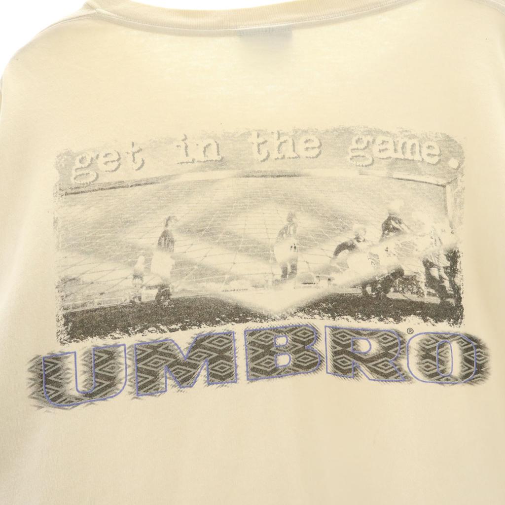 Umbro 90s Made In USA Old Short Sleeve T-shirt XXL Big Size Back Print Men's Used