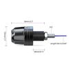 Indicatori di direzione Moto LED Manubrio Terminale Lampeggiante per Luce Angolare Manubrio 2x