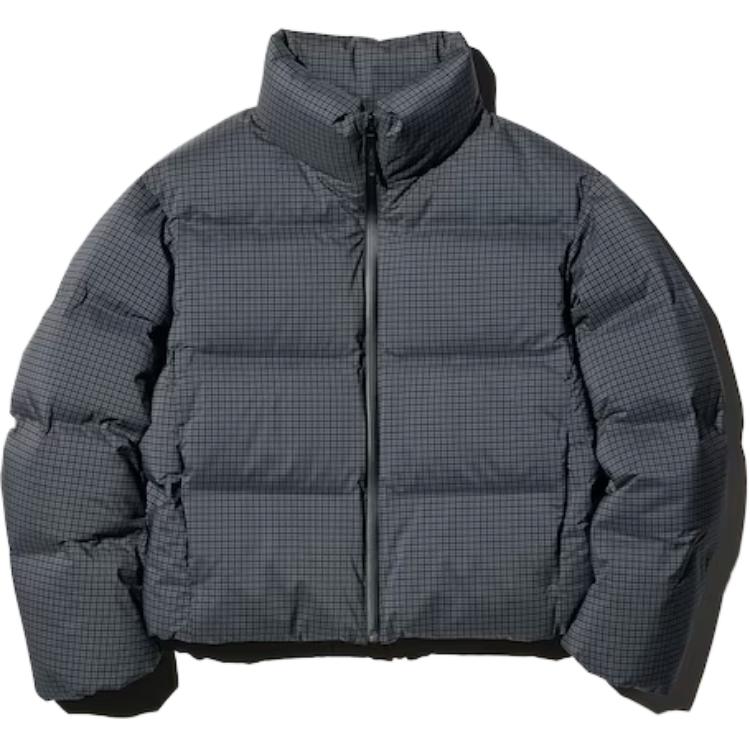UNIQLO Pelēks rūtaina auduma īss ar