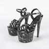 Nightclub Sex Women's Shoes Waterproof Table Roman Fish Mouth Lady Outer High Heel