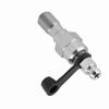 M10x1.25mm Motorcycle Brake Master Cylinder Caliper Bleed Screw Nipple Banjo Bolt   Dust Cap Silver