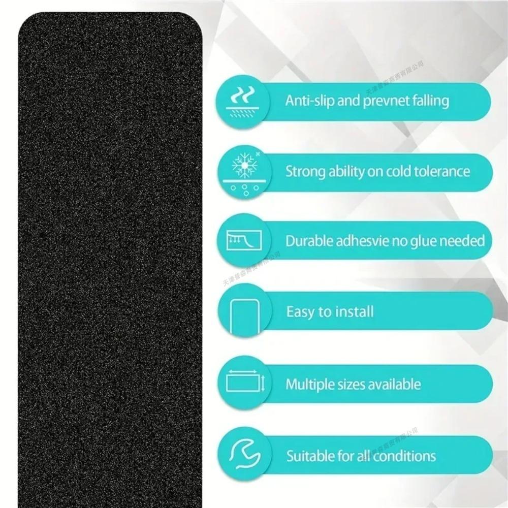 1 Piece 55x20cm Self-adhesive Step Staircase Area Rugs Non-Slip Wear-resistant Stair Tread Mat Floor Protector Carpets Door Mat