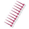 Conjunto de 10 Pincéis para Coloração de Cabelo Cabo Ergonômico Aplicador de Tinta Pincel para Tintura de Cabelo para Salão de Beleza S