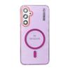 Luxury Magnetic Matte Translucent Armor Case For Samsung S25 S24 S23 S22 S21 Ultra Plus S24 FE S23FE S21FE S20FE S25 Edge Cover