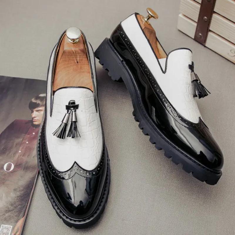 Men Casual Shoes Breathable Leather Loafers Office Shoes For Men Driving Moccasins Comfortable Slip On Fashion Shoes Uio9