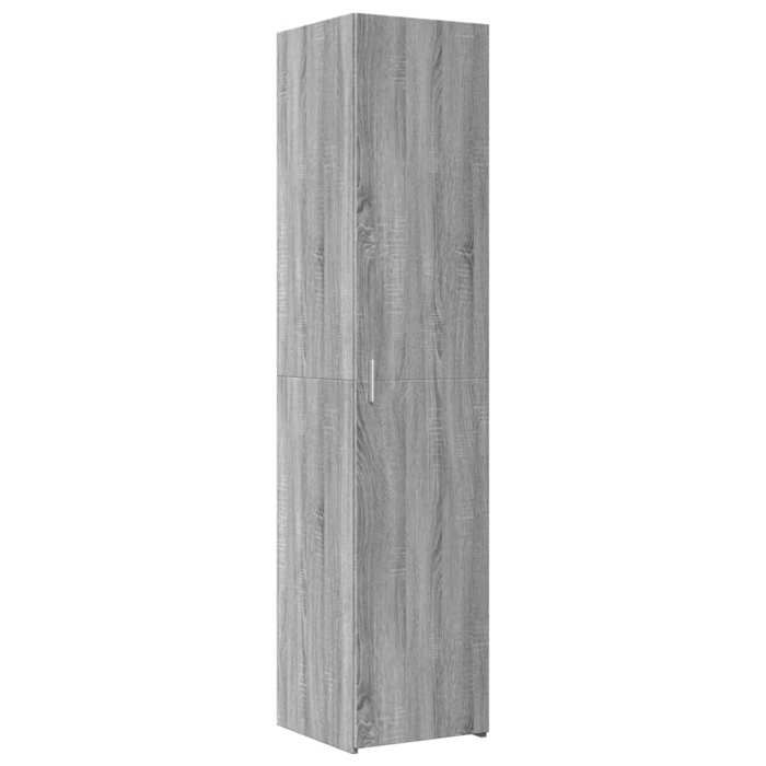 VidaXL Highboard Sonoma Grey 40x42.5x185 Cm Engineered Wood, Sideboard, Storage Cabinet, Side Panel, Cabinet, 3281404