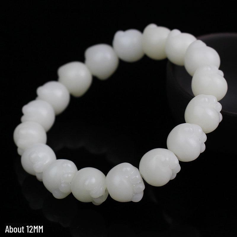 Bodhi Cat Claw Carved Bracelet - Women's Soft Wrap, Xiaohongshu Style, Charcoal-Roasted Bodhi.