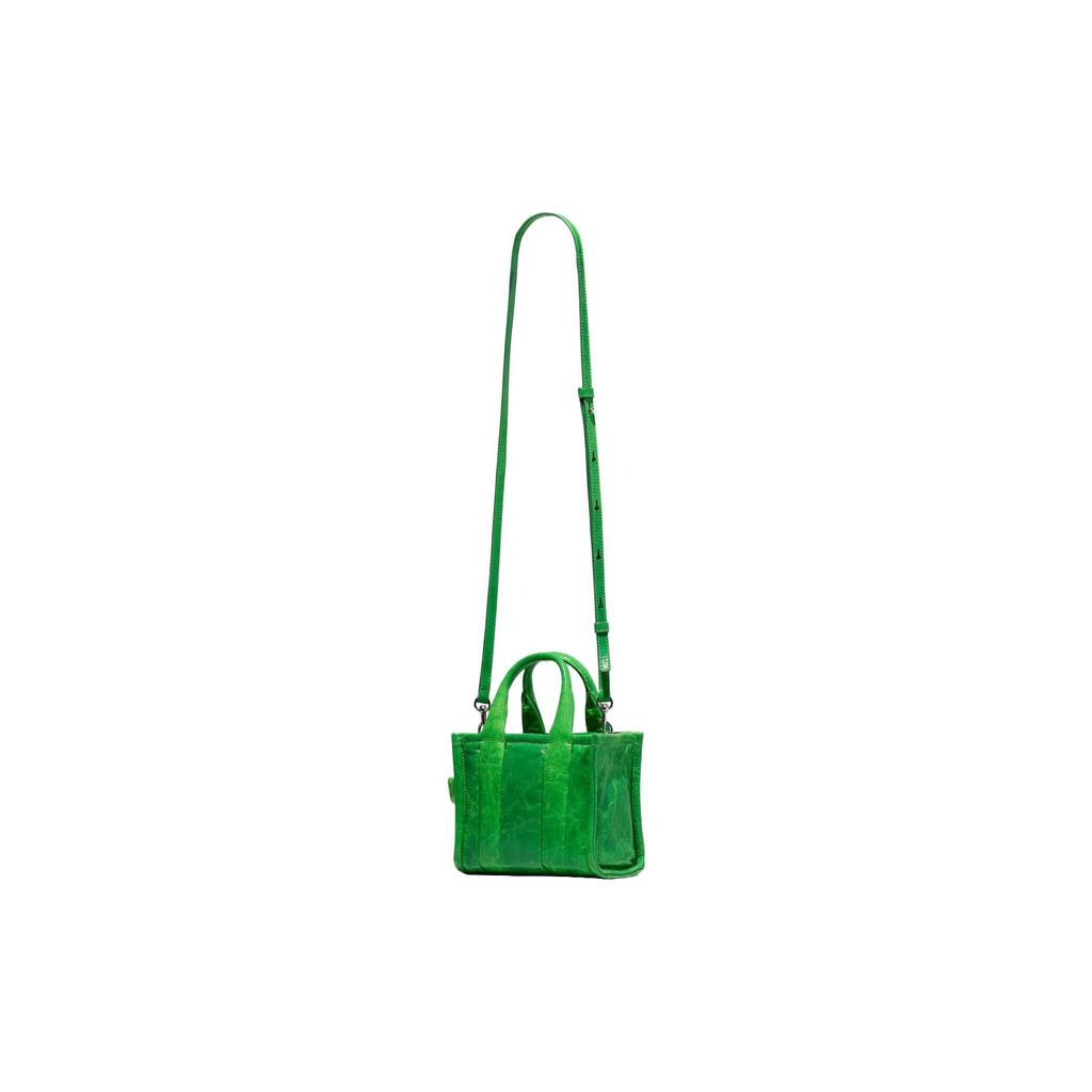 New MARC JACOBS Lambskin Tote Bag, Shopping Bag, Shoulder Bag, Crossbody Bag, Handbag Mini Women's Green H064L03FA22-360