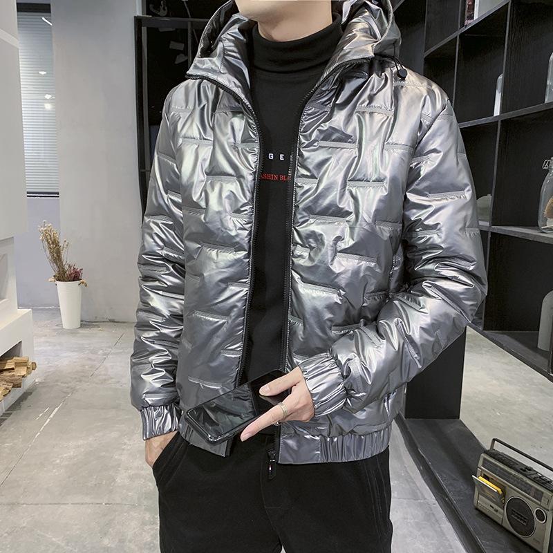 Padded Jacket Men's New Trend Casual Padded Jacket Men's Hooded Winter Warm Padded Jacket
