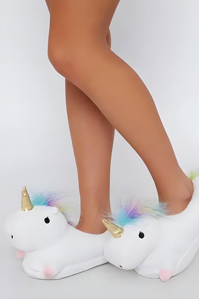 Women's Slippers, Men's Slippers, Warm Plush Unicorn Slippers, ONESIES Slippers