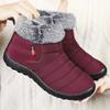 Cotton Shoes Women's Winter Fluffy Shoes TEMU Snow Boots Thickened Velvet Shoes Warm Women's Boots Cotton Boots