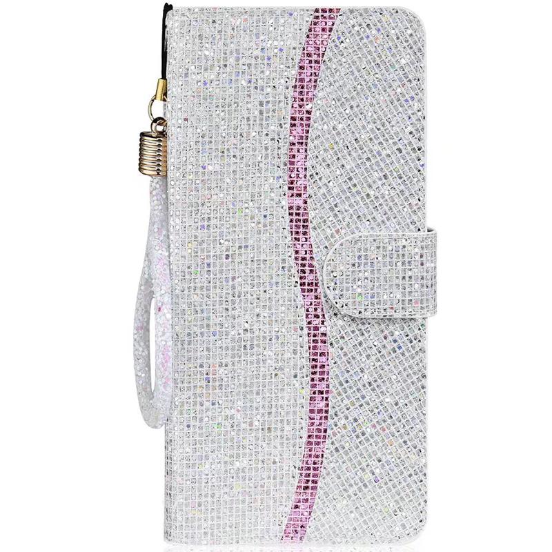 

Wallet Flip Glitter Leather Case For Samsung Galaxy A51 A52 A53 A72 A71 A50 A70 A11 A21S A42 A13 A22 A32 A73 Note10 20 S9 S10 For Note20 Ultra