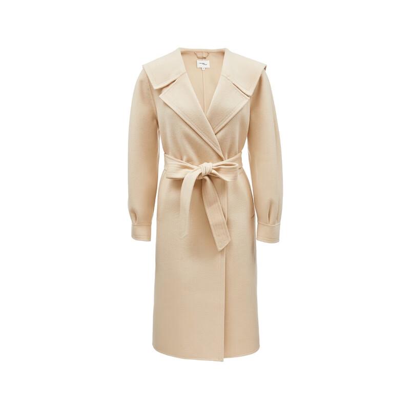 VEROMODA Women's Elegant 100% Wool Long Coat