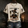 Women's Fashion Casual Short Sleeve Halloween Print T-Shirt Top