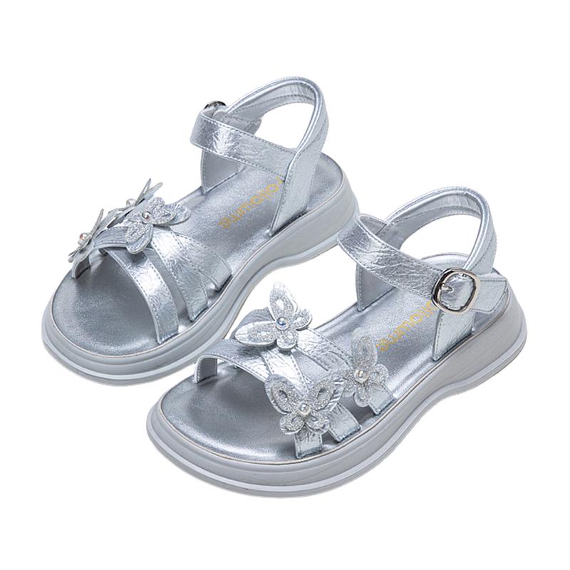 Fulomi Girls Sweet Bowknot Summer Princess Sandals 30