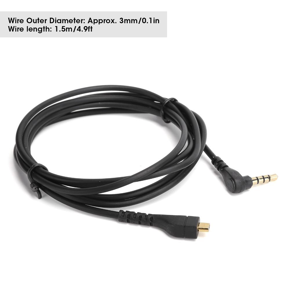 1,5m/4,9ft Ersatzkabel für Kopfhörer für Steelseries Arctis 3 / Arctis 5 / Arctis 7